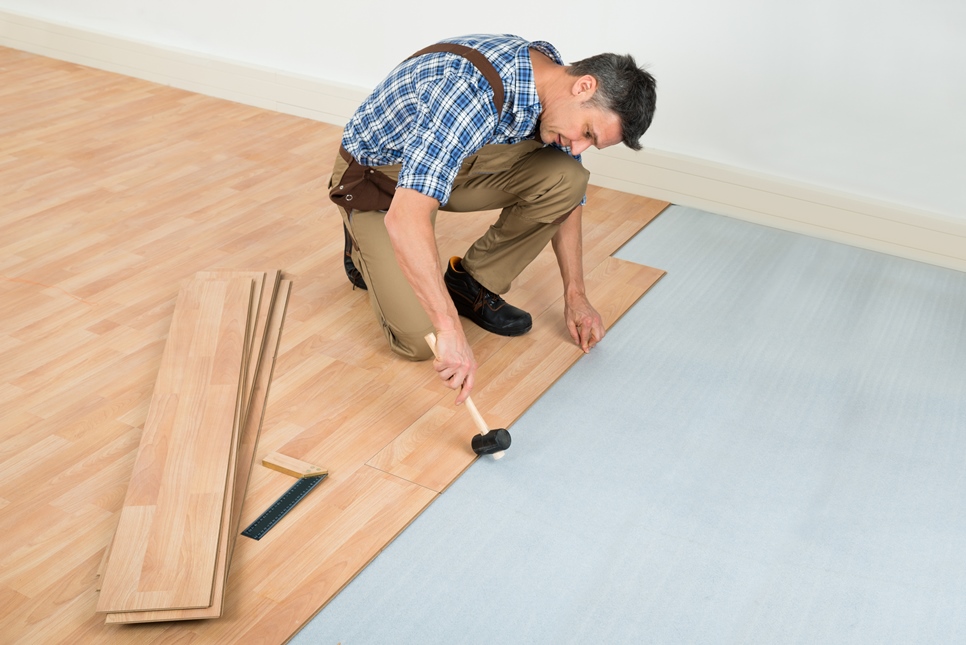 Install new hardwood floor